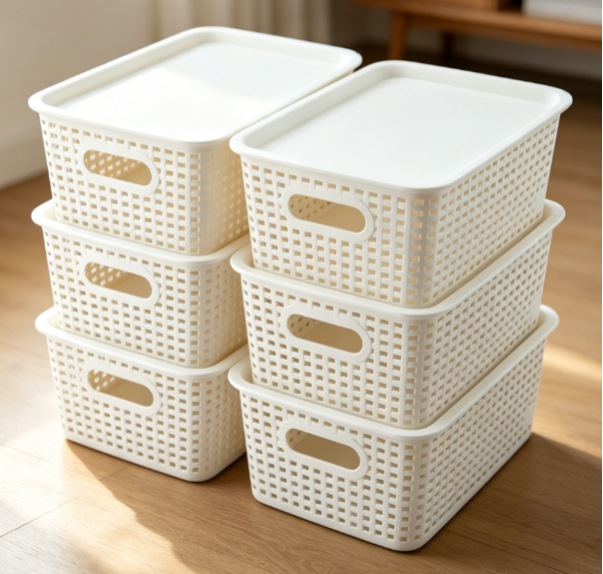 Storage Basket with Lid