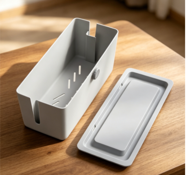 Cable Management Box with Safety Lock