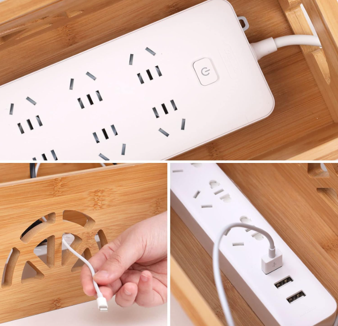 Extra Large Cable Storage Box with Lid