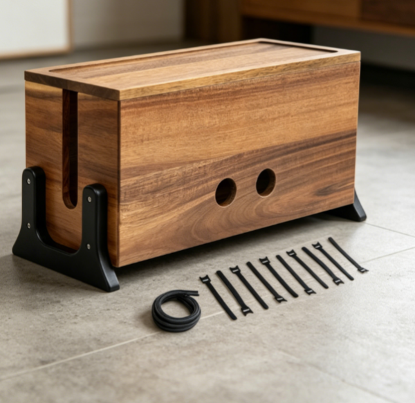 Extra Large Cable Storage Organizer Box